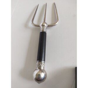 Antique Silver Plate Three Prong Toaster Fork William Hutton & Sons 1900's 7 "